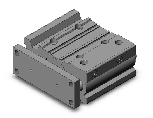<h2>MGPM-Z, Standard Guided Cylinder, Slide Bearing</h2><p><h3>The MGPM is a compact body actuator integrated with internal guide shafts to isolate the load bearing from the movement of the actuator s rod and seals. The carbon steel alloy slide bearing provides lateral stability protecting it from side load impacts, suitable for stopping applications.<br>- </h3>- Bore sizes: 12, 16, 20, 25, 32, 40, 50, 63, 80, 100 mm<br>- Non-rotating accuracy: +/-0.08  (12   16 mm bore)<br>- Non-rotating accuracy: +/-0.07  (20   25 mm bore)<br>- Non-rotating accuracy: +/-0.06  (32   40 mm bore)<br>- Non-rotating accuracy: +/-0.05  (50   63 mm bore)<br>- Non-rotating accuracy: +/-0.04  (80   100 mm bore)<br>- Rubber bumpers as standard<br>- Auto switch capable<br>- <p><a href="https://content2.smcetech.com/pdf/MGP.pdf" target="_blank">Series Catalog</a>