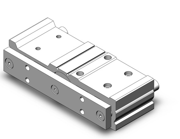 SMC MGPWL50-50 guided cylinder, wide type mgpw, wide type, compact