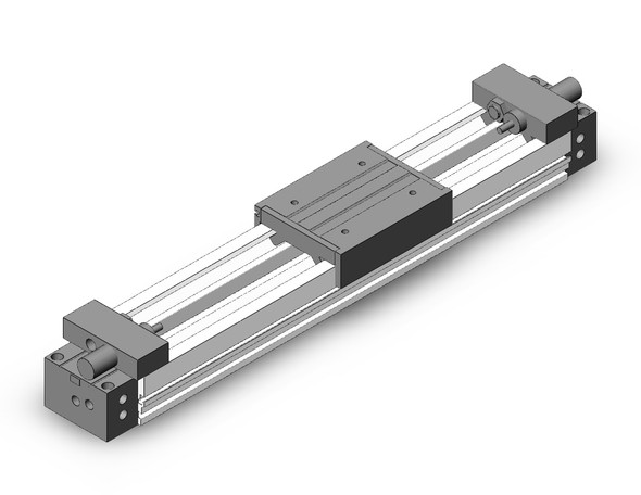 SMC MY1M32TN-300H rodless cylinder slide bearing guide type