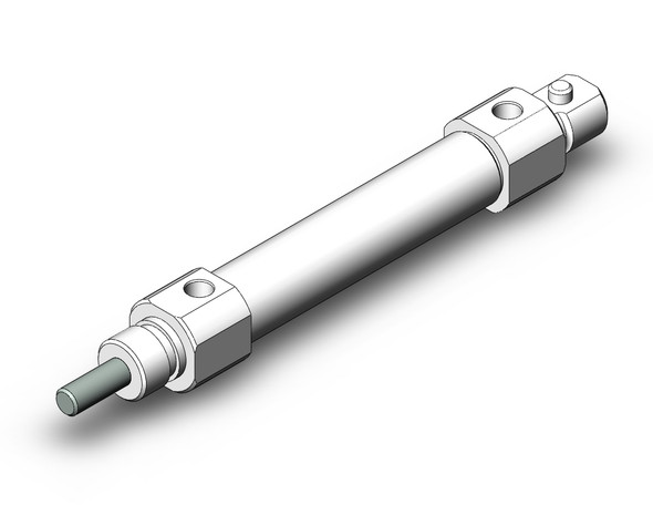 <h2>NC(D)M, Stainless Steel Cylinder, Double Acting, Single Rod, Standard</h2><p><h3>Standard double acting single rod version of our NCM stainless steel cylinders. A wear ring extends the seal life and a bronze rod bushing is standard on all bore sizes. The NCM is available in 3 mounting styles (front nose, double end and rear pivot). The NCM is auto-switch capable without any change in cylinder dimension. Bore sizes range from 7/16  to 2  and standard strokes from 1/2  to 12 . </h3>- Double acting single rod<br>- Bore sizes (inch): 7/16, 9/16, 3/4, 7/8, 1 1/16,1 1/4, 1 1/2, 2<br>- Mounts: nose, rear, end, rod, block<br>- Variety of switches and lead wire lengths<br>- Optional Rod Boot <p><a href="https://content2.smcetech.com/pdf/NCM.pdf" target="_blank">Series Catalog</a>