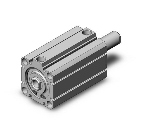 <h2>NC(D)Q8W, Compact Cylinder, Double Acting, Double Rod</h2><p><h3>SMC s double acting, double rod version of the NCQ8 series is a square body, compact interchange type cylinder that allows close center to center mounting.  Mounting of the auto switch is easy and is mountable on multi-sides. Use of the retaining ring method improves maintenance performance. Replacing seals is easily obtained by removing the collar.</h3>- Double acting, double rod type<br>- Cylinder stroke range: 1/8    4 <br>- Maximum operating pressure: 200PSI<br>- Operating temperature range: 15   150 F<br>- Auto switch capable<br>- <p><a href="https://content2.smcetech.com/pdf/NCQ8.pdf" target="_blank">Series Catalog</a>