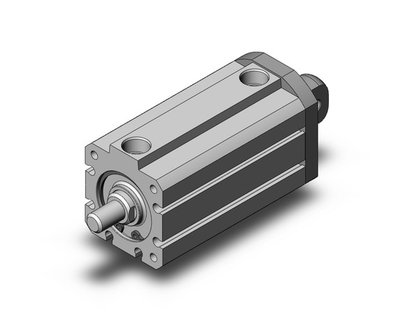 <h2>NC(D)Q8, Compact Cylinder, Double Acting, Single Rod</h2><p><h3>SMC s double acting, single rod version of the NCQ8 series is a square body, compact interchange type cylinder that allows close center to center mounting.  Mounting of the auto switch is easy and is mountable on multi-sides. Use of the retaining ring method improves maintenance performance. Replacing seals is easily obtained by removing the collar. </h3>- Double acting, single rod type<br>- Cylinder stroke range: 1/8  to 4 <br>- Maximum operating pressure: 200PSI<br>- Operating temperature range: 15 - 150 F<br>- Auto switch capable<br>- <p><a href="https://content2.smcetech.com/pdf/NCQ8.pdf" target="_blank">Series Catalog</a>