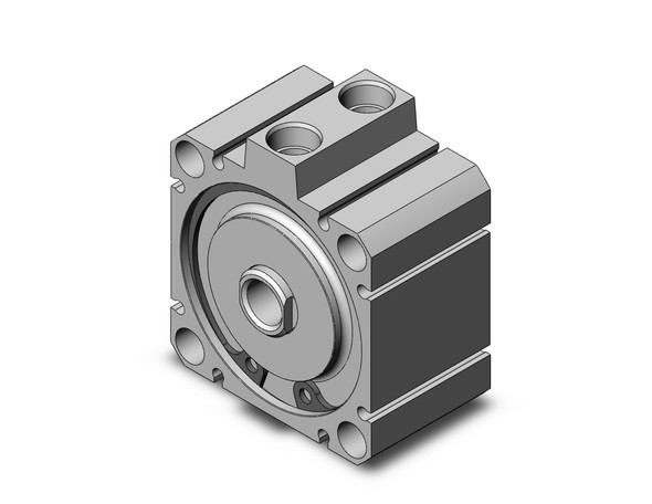 <h2>NC(D)Q8, Compact Cylinder, Double Acting, Single Rod</h2><p><h3>SMC s double acting, single rod version of the NCQ8 series is a square body, compact interchange type cylinder that allows close center to center mounting.  Mounting of the auto switch is easy and is mountable on multi-sides. Use of the retaining ring method improves maintenance performance. Replacing seals is easily obtained by removing the collar. </h3>- Double acting, single rod type<br>- Cylinder stroke range: 1/8  to 4 <br>- Maximum operating pressure: 200PSI<br>- Operating temperature range: 15 - 150 F<br>- Auto switch capable<br>- <p><a href="https://content2.smcetech.com/pdf/NCQ8.pdf" target="_blank">Series Catalog</a>