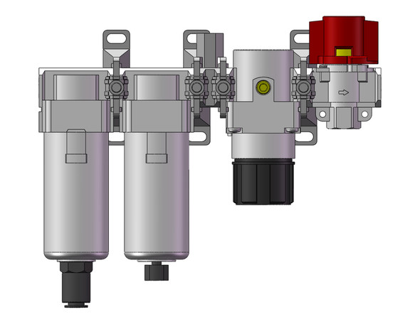 SMC AC30C-N02D-TV-2Z-A F/Ms/R Combo Modular