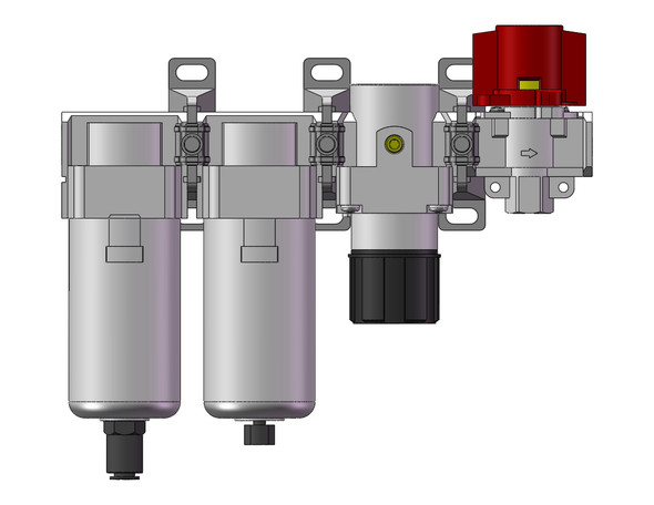 SMC AC40C-N04C-V-NZ-A modular f.r.l. f/ms/r combo modular