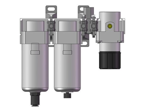 SMC AC40C-N04D-T-2Z-A F/Ms/R Combo Modular