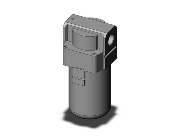 <h2>AFM20-A to AFM40-A, Coalescing Mist Separator, Metric, North American &amp; European</h2><p><h3>Series AFM modular style mist separator is available in body sizes 20, 30, and 40, and is offered with Rc, NPT or G thread types.  The AFM s standard filtration is 0.3 m with a 99.9% filtered particle size. Body size 30 and 40 now have a transparent bowl guard that offers 360  visibility, while completely protecting the bowl from the environment.  The modular design allows connection with other SMC air preparation equipment. Use in combination with the AF series to meet your clean room filtration requirements.</h3>- <p><a href="https://content2.smcetech.com/pdf/AC_A.pdf" target="_blank">Series Catalog</a>