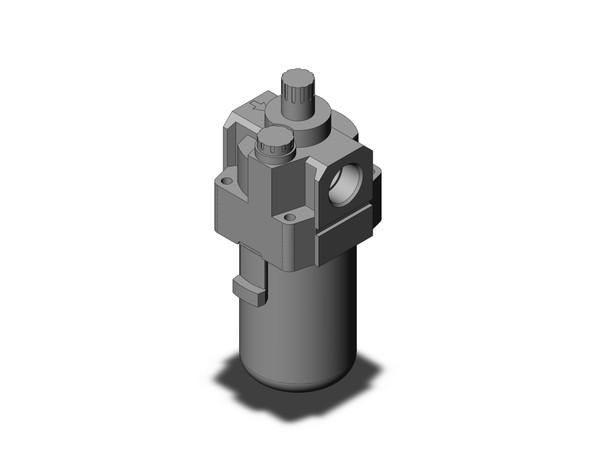 SMC - AL30-N02-Z-A - AL30-N02-Z-A Standard Air Lubricator - 60 ft??/min Maximum Flow Rate, 55 cm?? Oil Capacity, 1/4 NPT Ports, Polycarbonate Bowl