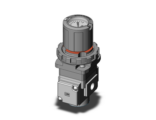 SMC ARG20K-N01G2H-Z regulator, modular f.r.l. w/gauge regulator w/ built in pressure gauge