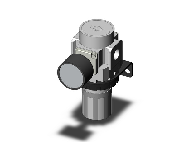 <h2>ARP20/30/40, Direct Operated Precision Regulator</h2><p><h3>The ARP is a modular style, direct operated precision regulator.  A locking adjustment knob allows the pressure to be set, and then locked to prevent accidental setting changes. The ARP20/30/40 series is available with a back flow function that exhausts the air pressure in the outlet side reliably and quickly.  Special applications include (10-) clean room compliant, (20-)copper-free, fluorine-free, and (21-) clean room compliant, copper-free, fluorine-free and silicon-free.</h3>- Direct operated precision regulator<br>- Sensitivity: within 0.2%F.S.<br>- 3 types of set pressure allow more freedom in designing a circuit<br>- Repeatability: within  1%F.S.<br>- Backflow function available<p><a href="https://content2.smcetech.com/pdf/ARP20.pdf" target="_blank">Series Catalog</a>