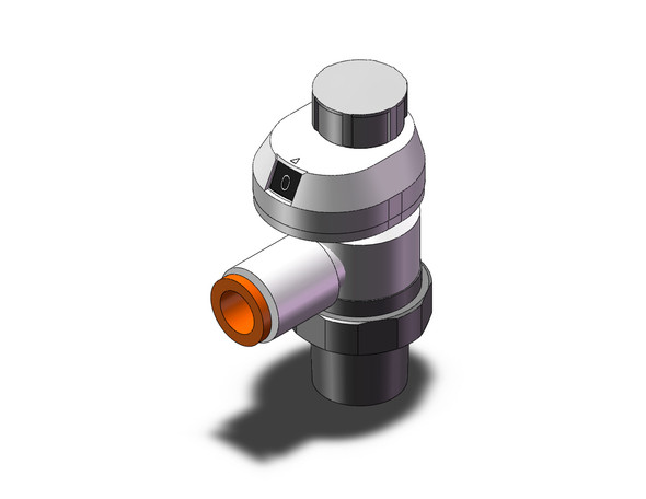 <h2>AS-FS, Speed Controller with Indicator, Elbow Type</h2><p><h3>The AS speed controller variants with indicator window allow for numerical verification of flow rate setting.</h3>- Two indicator window directions available<br>- Larger push-lock type handle<br>- Reduces flow setting time and setting errors<p><a href="https://content2.smcetech.com/pdf/ASOneTouchIndicator.pdf" target="_blank">Series Catalog</a>