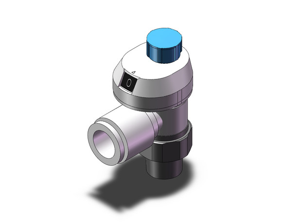 <h2>AS-FS, Speed Controller with Indicator, Elbow Type</h2><p><h3>The AS speed controller variants with indicator window allow for numerical verification of flow rate setting.</h3>- Two indicator window directions available<br>- Larger push-lock type handle<br>- Reduces flow setting time and setting errors<p><a href="https://content2.smcetech.com/pdf/ASOneTouchIndicator.pdf" target="_blank">Series Catalog</a>