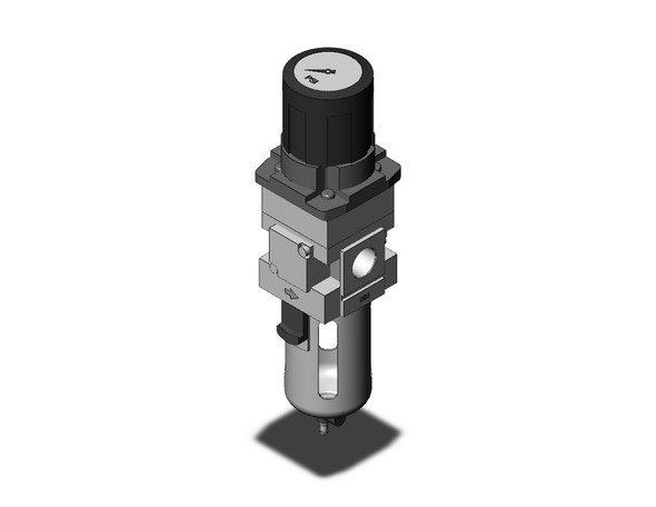 SMC AWG30-N03G1-6WZ filter/regulator, modular f.r.l. w/gauge filter/regulator w/built in gauge