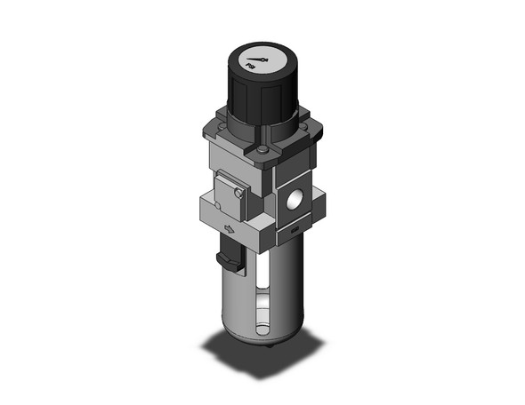 SMC AWG40-N03G1-Z filter/regulator, modular f.r.l. w/gauge filter/regulator with built in gauge