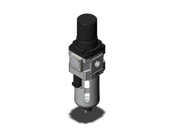 SMC AWM30-02E-6W filter/regulator, w/micro mist separator mist separator/regulator