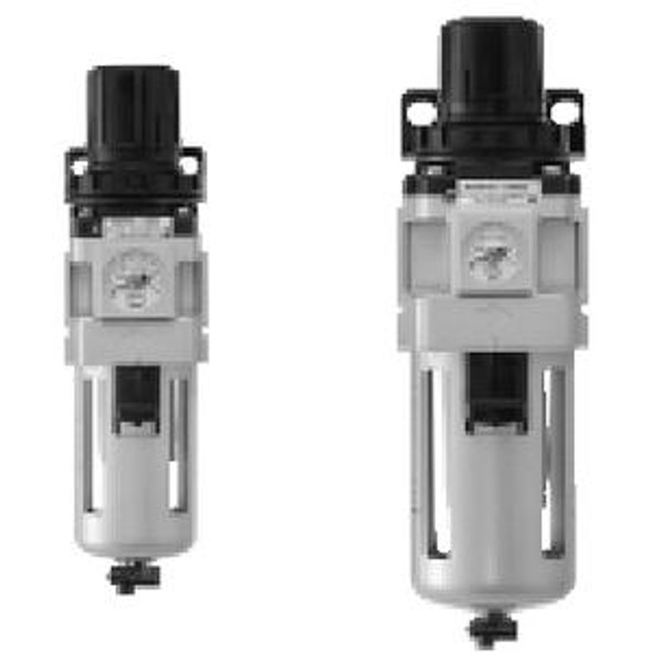 SMC AWM40-03BD-R filter/regulator, w/micro mist separator mist separator/regulator