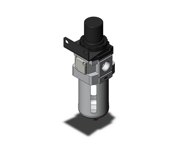 SMC AWM40-04B-R Filter/Regulator, W/Micro Mist Separator