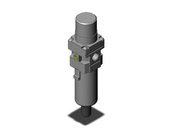 <h2>AW10-A to AW40-A, Filter Regulator, Metric, North American &amp; European</h2><p><h3>SMC S series AW-A is a combination filter/regulator, minimizing space and piping by integrating two units into one. The pressure drop across the regulator section has been reduced creating a more efficient unit with a maximum set pressure of 100 psi. The element and bowl on the AW-A series is now one-piece, making element replacement easier. Bowls on the size 30 and 40 are covered with a transparent bowl guard, completely protecting them from the environment and making the interior contents visible from 360 degrees. This series is part of the family of modular air preparation units and can be combined with other similar sized products. The new AW-A is available in four body sizes with piping from M5 to 3/4  in Rc, NPT, and G thread types.</h3>- <p><a href="https://content2.smcetech.com/pdf/AW_A.pdf" target="_blank">Series Catalog</a>