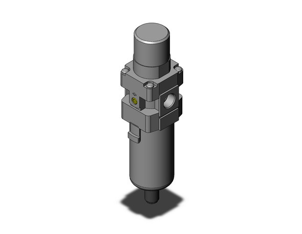 <h2>AW10-A to AW40-A, Filter Regulator, Metric, North American &amp; European</h2><p><h3>SMC S series AW-A is a combination filter/regulator, minimizing space and piping by integrating two units into one. The pressure drop across the regulator section has been reduced creating a more efficient unit with a maximum set pressure of 100 psi. The element and bowl on the AW-A series is now one-piece, making element replacement easier. Bowls on the size 30 and 40 are covered with a transparent bowl guard, completely protecting them from the environment and making the interior contents visible from 360 degrees. This series is part of the family of modular air preparation units and can be combined with other similar sized products. The new AW-A is available in four body sizes with piping from M5 to 3/4  in Rc, NPT, and G thread types.</h3>- <p><a href="https://content2.smcetech.com/pdf/AW_A.pdf" target="_blank">Series Catalog</a>