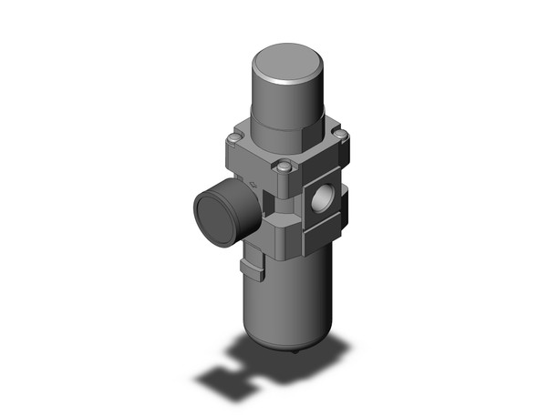 <h2>AW10-A to AW40-A, Filter Regulator, Metric, North American &amp; European</h2><p><h3>SMC S series AW-A is a combination filter/regulator, minimizing space and piping by integrating two units into one. The pressure drop across the regulator section has been reduced creating a more efficient unit with a maximum set pressure of 100 psi. The element and bowl on the AW-A series is now one-piece, making element replacement easier. Bowls on the size 30 and 40 are covered with a transparent bowl guard, completely protecting them from the environment and making the interior contents visible from 360 degrees. This series is part of the family of modular air preparation units and can be combined with other similar sized products. The new AW-A is available in four body sizes with piping from M5 to 3/4  in Rc, NPT, and G thread types.</h3>- <p><a href="https://content2.smcetech.com/pdf/AW_A.pdf" target="_blank">Series Catalog</a>