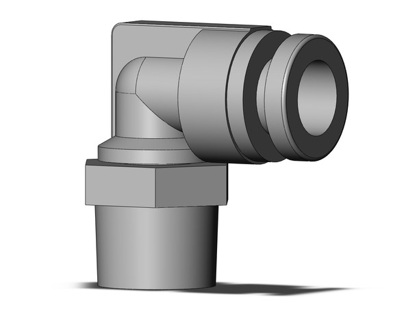 SMC KQB2L07-N01S Fitting, Nickel Plated Brass