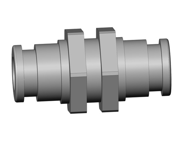 SMC KQG2E08-00 One-Touch Fitting, Stainless Steel