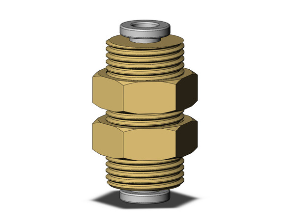 SMC KQ2E04-00A Fitting, Bulkhead Union Pack of 10