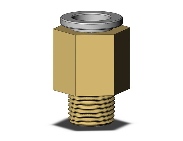 SMC KQ2H08-01A Fitting, Male Connector Pack of 10