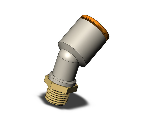 SMC KQ2K11-34A fitting, 45 deg male elbow