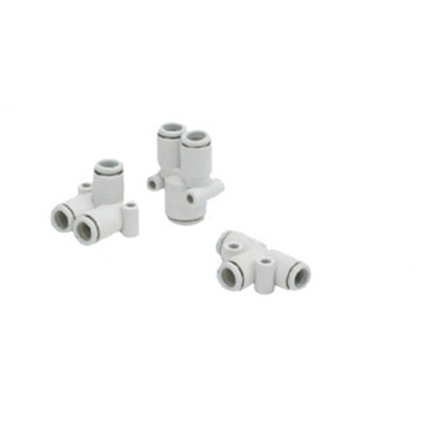SMC KQ2LU06-00A Fitting, Branch Union Elbow Pack of 10