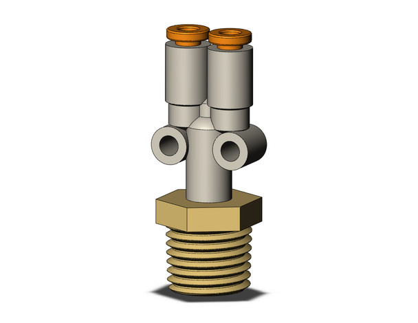SMC KQ2U01-35AS fitting, branch y
