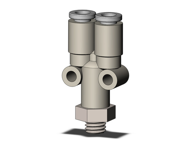 SMC KQ2U04-M6N Fitting, Branch Y Pack of 10