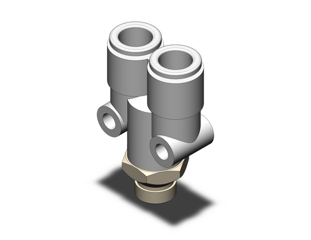 SMC KQ2U08-U01A Fitting, Branch Y Pack of 10