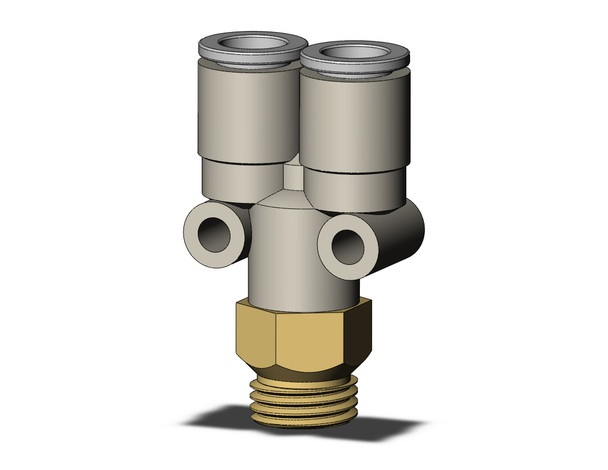 SMC KQ2U08-U02A Fitting, Branch Y Pack of 10