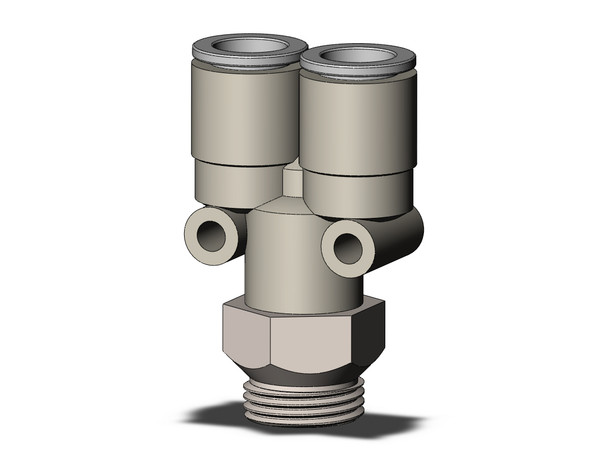 SMC KQ2U10-U03N Fitting, Branch Y Pack of 5