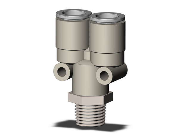 SMC KQ2U10-02NS fitting, branch y