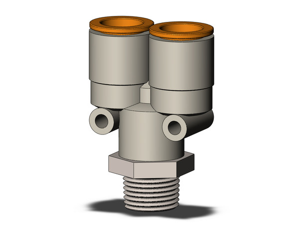 SMC KQ2U13-36NS Fitting, Branch Y Pack of 10