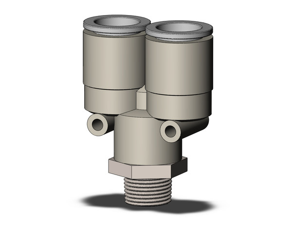 SMC KQ2U16-03NS Fitting, Branch Y Pack of 5