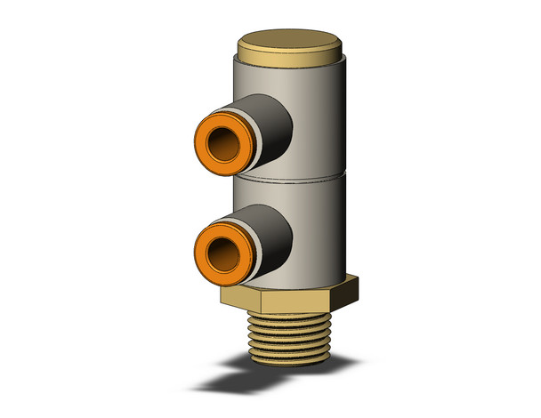 SMC KQ2VD03-34AS fitting, dble uni male elbow