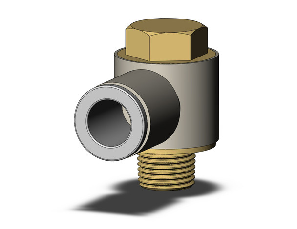 SMC KQ2V08-01AS fitting, uni male elbow