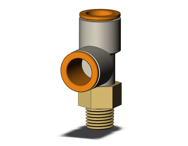 SMC KQ2Y13-35AS fitting, male run tee