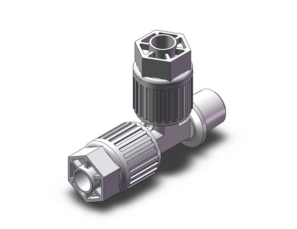 <h2>LQ3, High Purity Fluororesin Fitting, Threaded Connection</h2><p><h3>SMC high purity Hyperflare™ Fitting series LQ* responds to the latest demands in process control. From parts cleaning to assembly and packaging, all processes are controlled for cleanliness, and the use of new PFA virtually eliminates particle generation and TOC (total organic carbon) allowing confident use for the most demanding applications. If chemistries or flow requirements are changed during process, our face seal design allows for quick change of tubing, and/or tube diameters, using the same fitting body. </h3>- High purity fluororesin fitting<br>- Threaded connection<br>- 4-point seals<br>- Operating temperature:   0 to 150 C<br>- Variety of size combinations available<br>- This product is not intended for use in potable water systems<br>- <p><a href="https://content2.smcetech.com/pdf/Fluoropipingequip.pdf" target="_blank">Series Catalog</a>