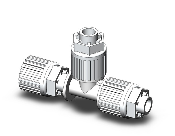 <h2>LQ3, High Purity Fluororesin Fitting, Space Saving &amp; Tube Connector</h2><p><h3>SMC high purity Hyperflare™ Fitting series LQ* responds to the latest demands in process control. From parts cleaning to assembly and packaging, all processes are controlled for cleanliness, and the use of new PFA virtually eliminates particle generation and TOC (total organic carbon) allowing confident use for the most demanding applications. If chemistries or flow requirements are changed during process, our face seal design allows for quick change of tubing, and/or tube diameters, using the same fitting body. </h3>- High purity fluororesin fitting<br>- Space saving   tube connector type<br>- Maximum operating pressure: 0.7MPa<br>- Fluid temperature: 0 to 150 C<br>- Variety of size combinations available<br>- This product is not intended for use in potable water systems<br>- <p><a href="https://content2.smcetech.com/pdf/Fluoropipingequip.pdf" target="_blank">Series Catalog</a>