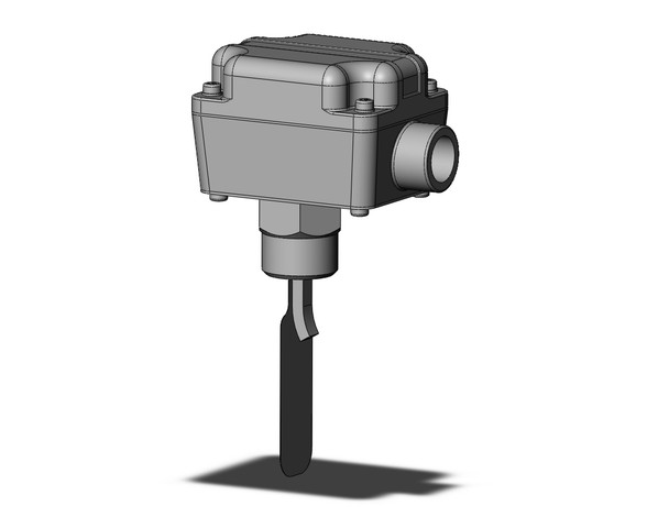 <h2>IF3, Paddle Flow Switch for Non-Corrosive Liquids, 14-2600 Lpm</h2><p><h3>IF3 is a mechanical switch for the detection and confirmation of liquid flow.  The device threads into a flow path, where the liquid pushes against the paddle.  This actuation triggers a micro switch at a manually adjustable set point.  Short, medium and long paddles are provided with each model.  Paddle size to install will be determined by the pipe size and flow rate.  Options include IP42 or IP44 rated enclosures, and either brass / bronze or 304 stainless steel wetted parts.  Compatible fluids must be non-corrosive to these materials.  Wiring method can be normally open or closed with a range of voltages.  CE compliance is also optional.</h3>- Flow ranges (lpm): 14-60, 20-1500, 36-2600<br>- Port sizes (Rc, NPT): 3/4 or 1<br>- Ambient temperature rating for microswitch depends on liquid temp (see catalog)<br>- Max pressure: 1 MPa<br>- Withstand voltage: 1500 VAC (one minute)<br>- <p><a href="https://content2.smcetech.com/pdf/IF.pdf" target="_blank">Series Catalog</a>