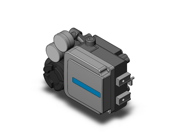 <h2>IP8000, Electro-Pneumatic Positioner</h2><p><h3>The IP8000 E/P positioner is more compact than the IP6000 with improved visibility of the pressure indicator. Other features include an improved enclosure protection IP65, interchangeable mounting, excellent shock and vibration performance, and a 1/2 split range available by simple span adjustment.</h3>- Output current (4-20mADC) realizes remote position detecting (rotary type)<br>- Vibration resistance: No resonances 5 to 200Hz<br>- Dust resistance: Conforms to JIS F8007 IP65<br>- Pressure gauge O.D. 43<br>- Accessories include: Output restriction w/pilot valve, fork lever joint, compensation spring, w/external scale plate<br>- <p><a href="https://content2.smcetech.com/pdf/IP.pdf" target="_blank">Series Catalog</a>