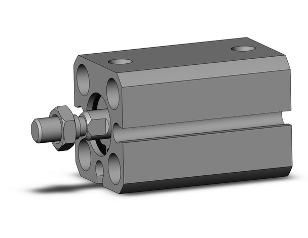 <h2>C(D)QS, Compact Cylinder, Single Acting,  Single Rod</h2><p><h3>The CQS single rod, single acting version of the compact cylinder is available for those small bore cylinder applications where saving space is a concern. Both switch capable and non-switch capable body styles are the same, and switches can be mounted on three (12-16 bore) and four (20-25 bore) sides.</h3>- Spring extend or spring return<br>- Bore sizes in mm: 12, 16, 20, 25<br>- Strokes: 5mm   10mm<br>- Mounts: through hole, both ends tapped, foot, front or rear flanges<br>- Variety of switches and a variety of lead wire lengths<br>- <p><a href="https://content2.smcetech.com/pdf/CQS.pdf" target="_blank">Series Catalog</a>