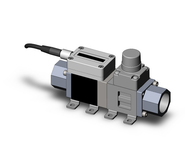 SMC PF3W520S-N04-1T-GRA Digital Flow Switch, Water, Pf3W