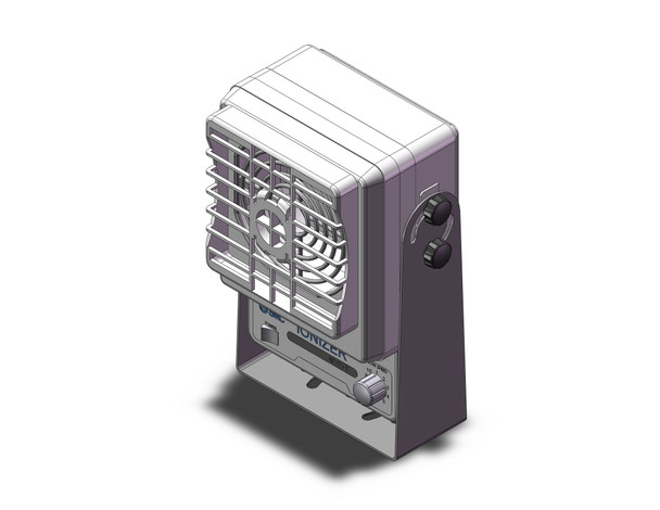 SMC IZF21-P-ZBYU Fan Type Ionizer (1.8 Cubic Meters/Min)