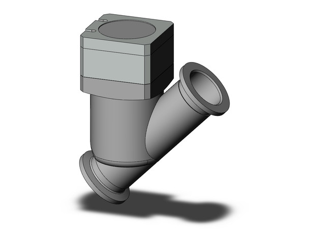 SMC XYA-25-XQ1A S.S. High Vacuum In-Line Valve