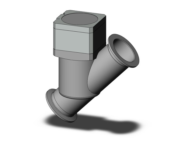 SMC XYD-50-M9PLA S.S. High Vacuum In-Line Valve